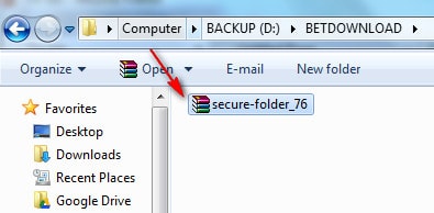 Cài và sử dụng Secure Folder khóa thư mục trên máy tính