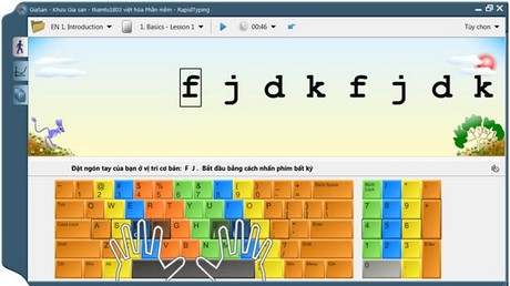 cach cai rapid typing tutor