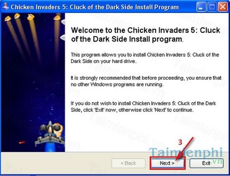 huong dan cai game ban ga chicken invaders tren may tinh laptop