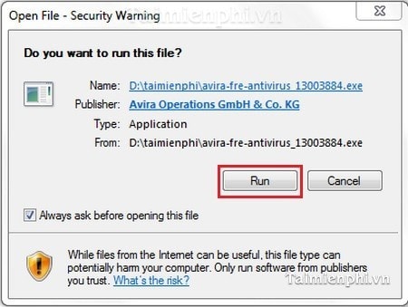 Cài đặt Avira cai dat avira