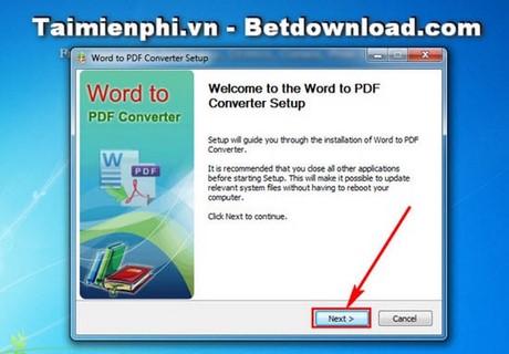 cai Word to PDF converter