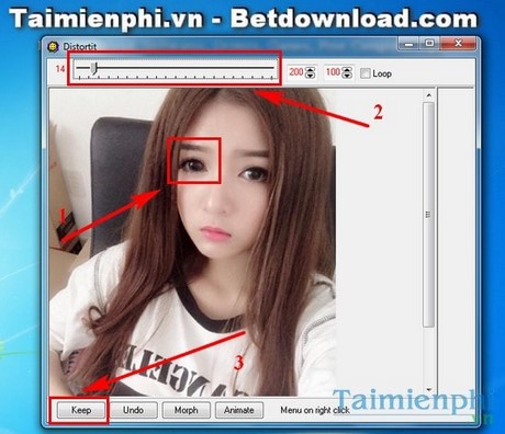 chinh sua anh bang distortit