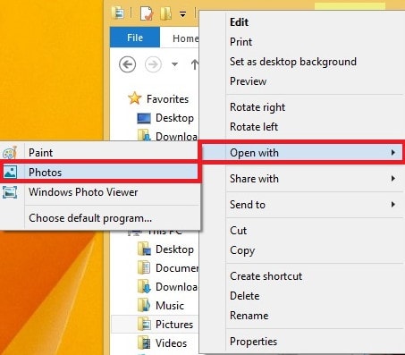 Chỉnh sửa ảnh với ứng dụng Photos trên Windows 8.1
