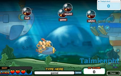 choi game tap go 10 ngon danh may dai duong
