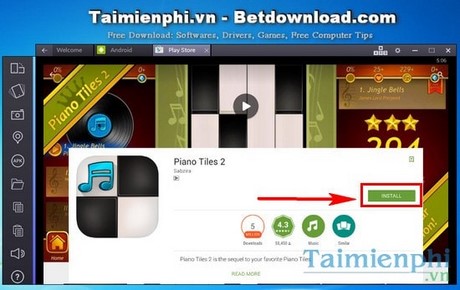 choi piano tiles 2 tren may tinh