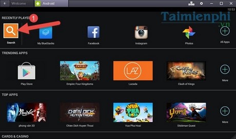choi vo than trieu van truyen 3d tren may tinh bang bluestacks