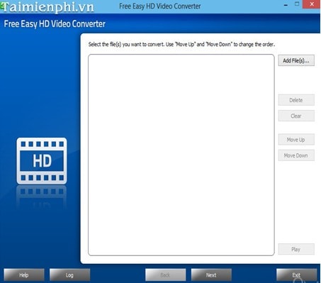 Chuyển đổi Video bằng Free Easy HD Video Converter