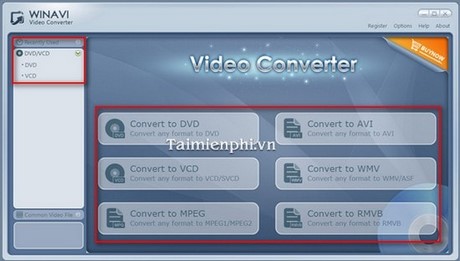 Chuyển đổi Video bằng WinAVI Video Converter