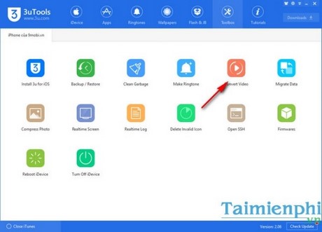 Chuyển đổi video cho iPhone bằng 3uTools