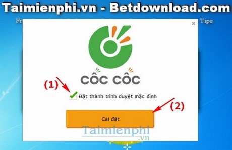 Cài CocCoc làm trình duyệt mặc định, mở link bất kỳ bằng Cốc Cốc trên máy tính