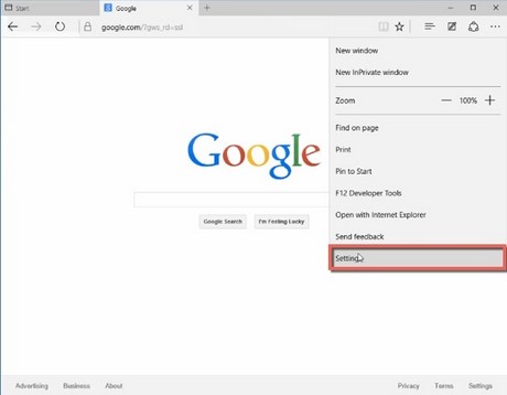 Đặt Google là công cụ tìm kiếm mặc định trên Microsoft Edge