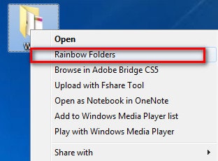 Đổi màu Folder trong Windows bằng Rainbow Folders