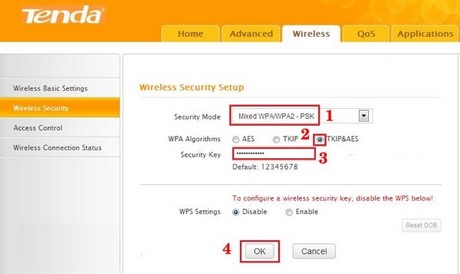Cách đổi mật khẩu wifi Tenda, thay password wifi Tenda w311r w316r w308 w303r w268r w302r