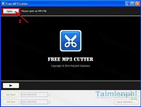 Đổi thư mục lưu file trong Free mp3 cutter