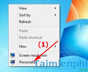 Cách đưa Control Panel ra ngoài màn hình Desktop trong Windows 8/8.1
