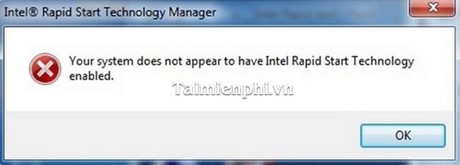 Fix lỗi Intel Rapid Start bị ẩn trong BIOS