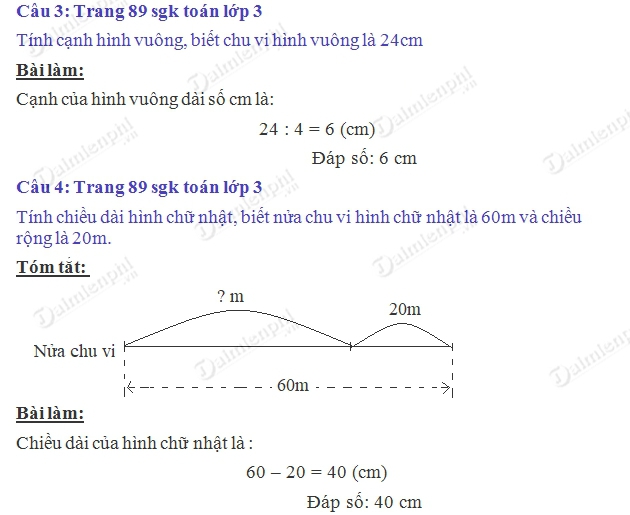 giai toan 3 trang 89 sgk luyen tap 2