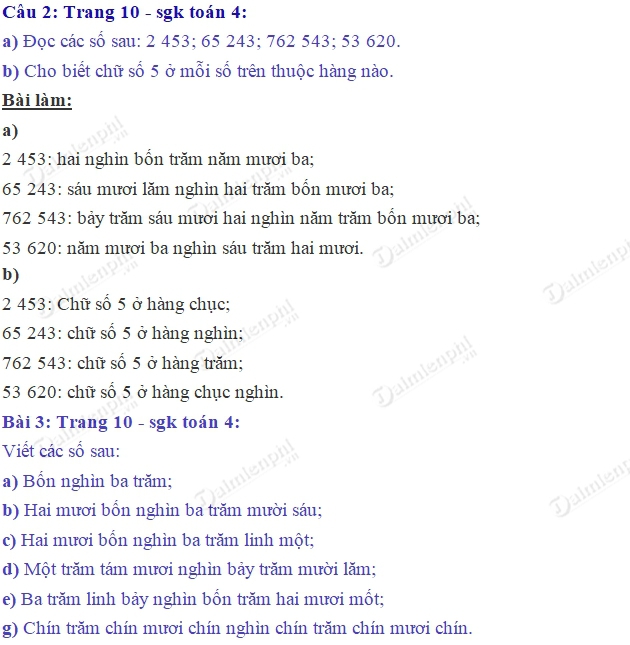 giai toan 4 trang 10 sgk luyen tap cac so co sau chu so 2