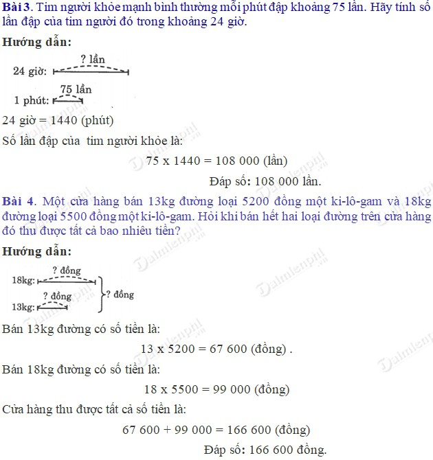 giai toan 4 trang 69 70 sgk luyen tap 2