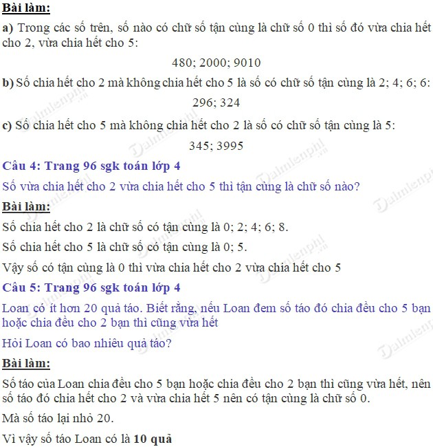 giai toan 4 trang 96 sgk luyen tap 2