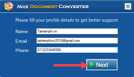 giveaway akick document converter