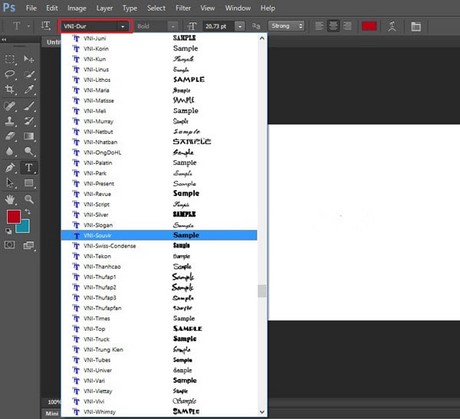 Gõ tiếng việt trong photoshop CS5 không lỗi font