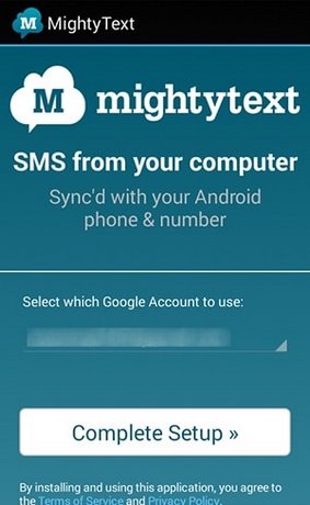 Gửi tin nhắn sms trên máy tính bằng MightyText