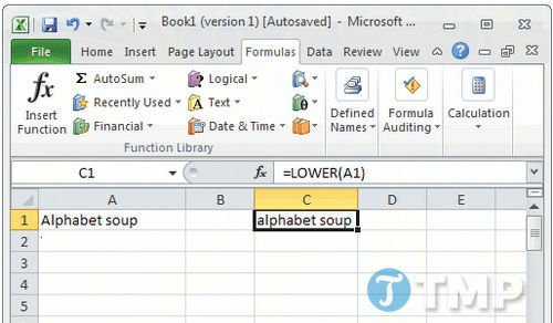 Hàm LOWER trong Excel, cú pháp và cách sử dụng