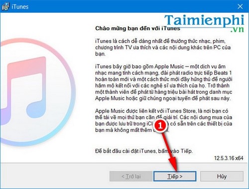 cai itunes cho Windows 10