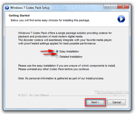 Hướng dẫn cài Window 7 codec pack xem video FLV