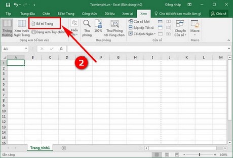 Hướng dẫn căn nhanh trang in Excel, in vừa giấy, không bị mất cột