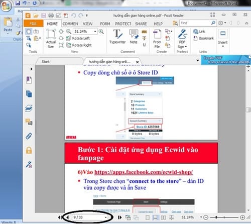 Cách cắt file PDF bằng phần mềm Foxit Reader 2