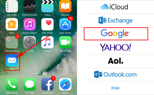 Hướng dẫn đăng nhập Gmail trên iPhone, iPad không cần cài ứng dụng