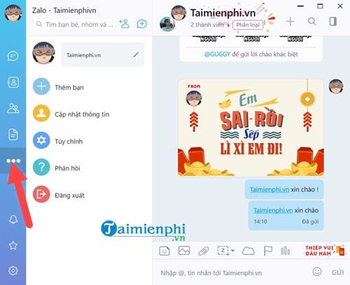 huong dan doi ten zalo ki tu dac biet 2