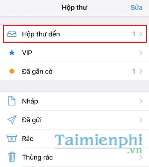 huong dan loc mail tren ios 10 2