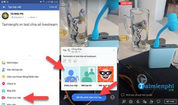 huong dan share livestream vao group facebook 2