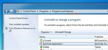 Cách xóa EpicScale trong uTorrent trên máy tính