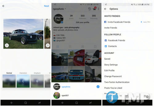 instagram cho phep dang tai nhieu anh video voi ti le khung hinh 1 1 2