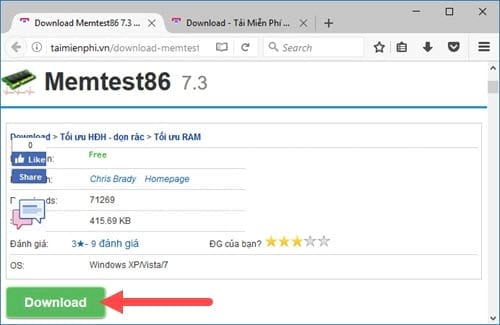 kiem tra bo nho check loi ram tren may tinh voi memtest86 2