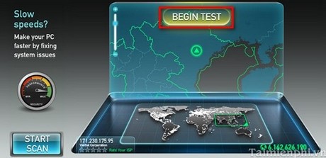 Kiểm tra tốc độ mạng Internet kiem tra toc do internet speedtest