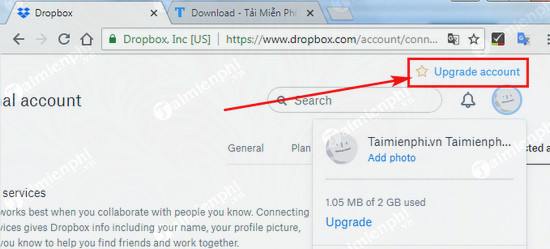 tang dung luong dropbox