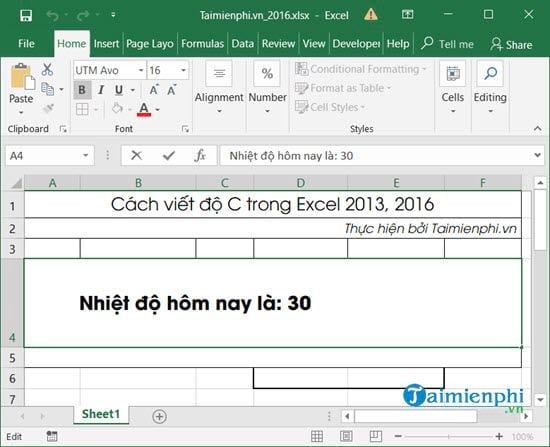 cach viet do c trong excel 2