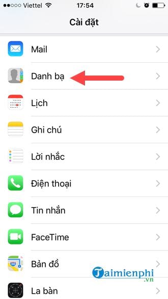 lay lai danh ba tren iphone khoi phuc danh ba 2
