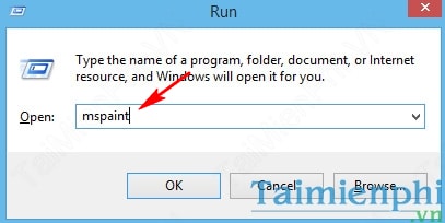 mo ung dung paint trong windows