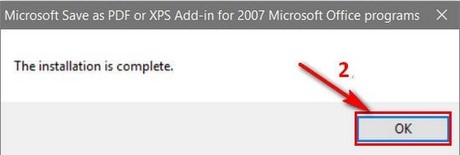 Cách lưu file PDF trong Word 2007, 2003 bằng Microsoft Save as PDF