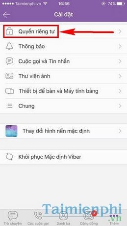 Mã hóa tin nhắn, chat ẩn, đăng xuất từ xa trên Viber