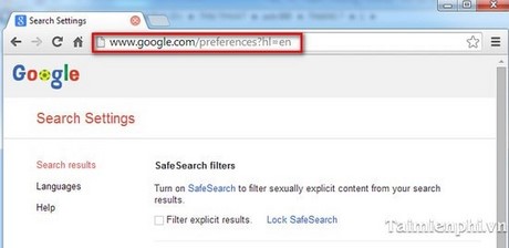 Google Chrome - Mở kết quả tìm kiếm trong tab mới