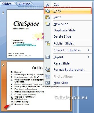 copy paste slide powerpoint
