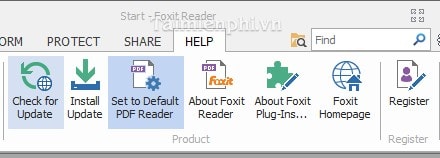 nang cap Foxit PDF Reader