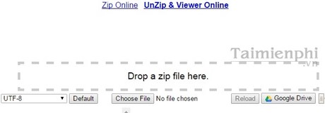 Nén và giải nén file Zip trực tuyến trên trình duyệt Google Chrome